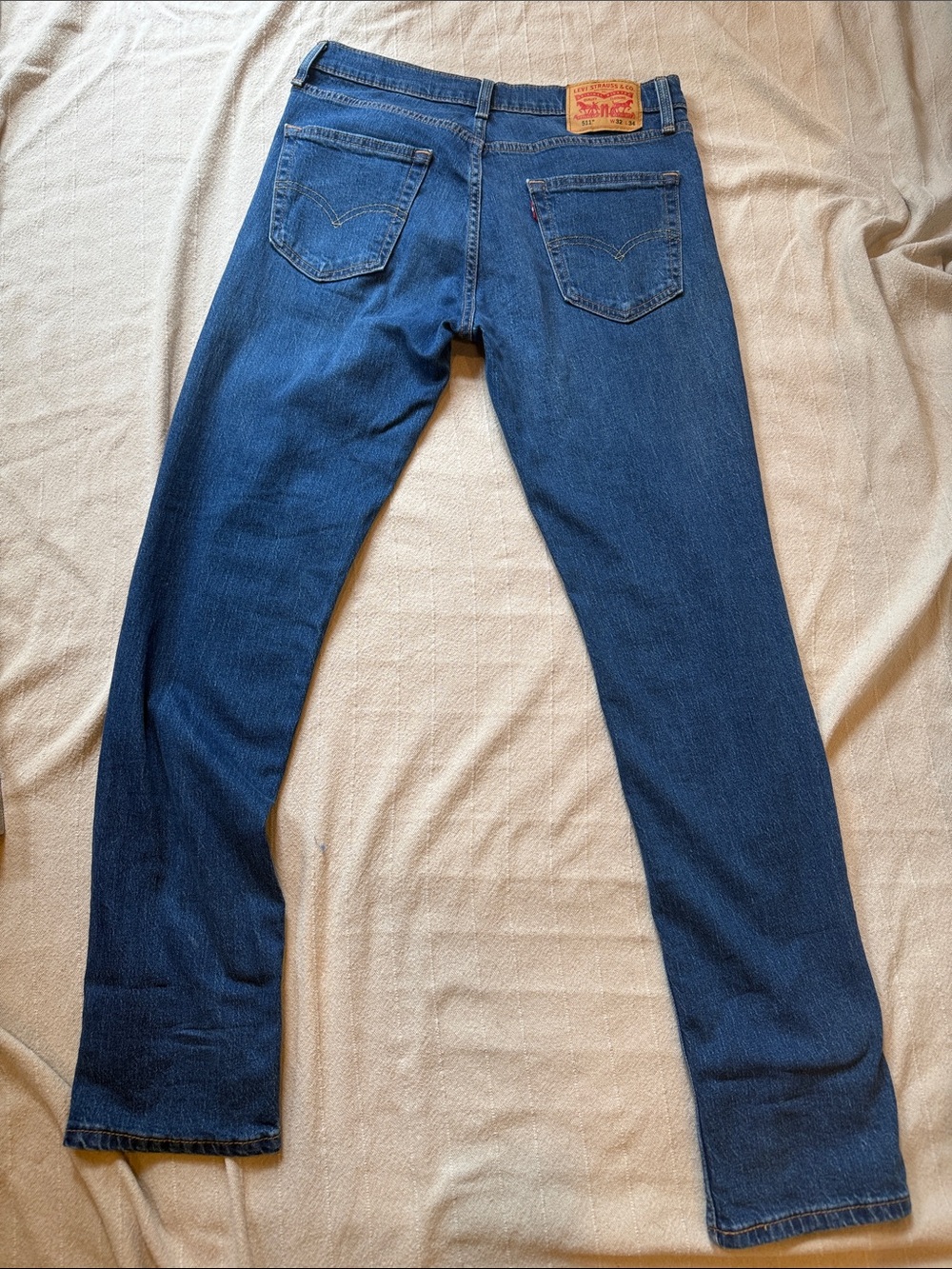 Levi’s 511 Slim Straight Jeans Men’s 32x34 Dark Wash Denim Classic 5-Pocket